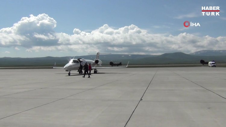 Ambulans uçak kalp hastası bebek için havalandı