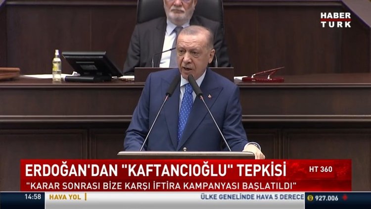 Cumhurbaşkanı Erdoğan'dan Kaftancıoğlu açıklaması