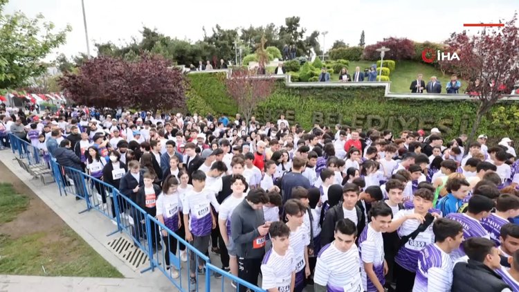 19 Mayıs koşusunda öğrenciler zor anlar yaşadı