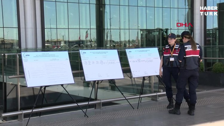 İstanbul Havalimanı'nda deprem tatbikatı