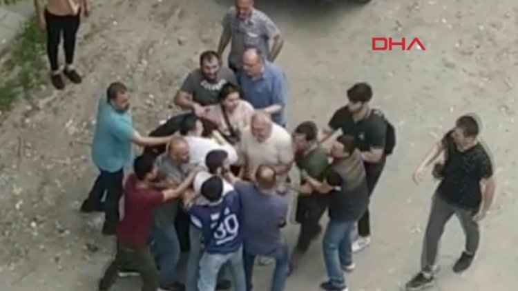 BAĞCILAR'DA KADINI DÖVENE ENGEL OLMAK İSTEDİLER BAŞLARINA GELMEYEN KALMADI
