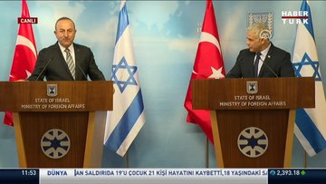 15 yıl sonra ilk: Dışişleri Bakanı Çavuşoğlu'ndan İsrail'de önemli açıklamalar