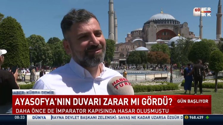Ayasofya Camii'nde bir tahribat iddiası daha