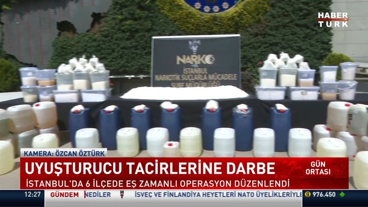İstanbul'da 1 ton 317 kilogram metamfetamin ele geçirildi