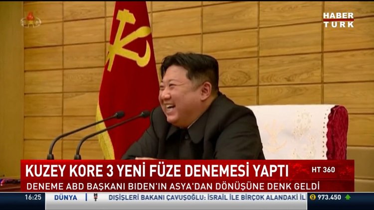 Kuzey Kore 3 yeni füze ateşledi