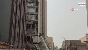 İran'da çöken binada ölü sayısı 18'e yükseldi