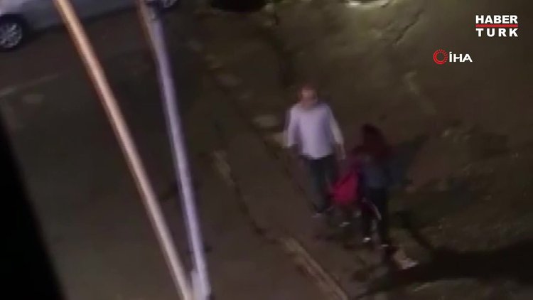 Sokak ortasında kadına şiddet...