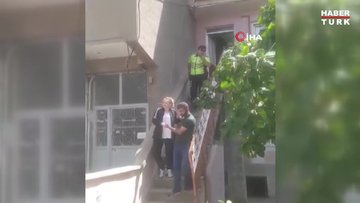 Polisten kaçan şahıslar saklandıkları evde yakalandı