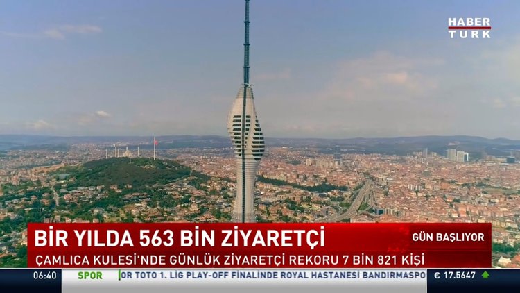 Çamlıca Kulesi birinci yılında