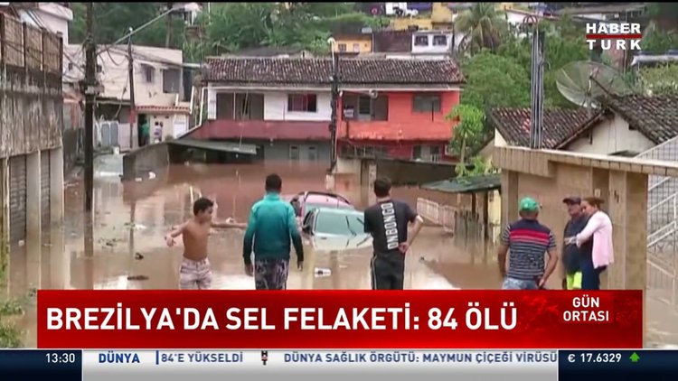 Brezilya'da sel felaketi: 84 ölü