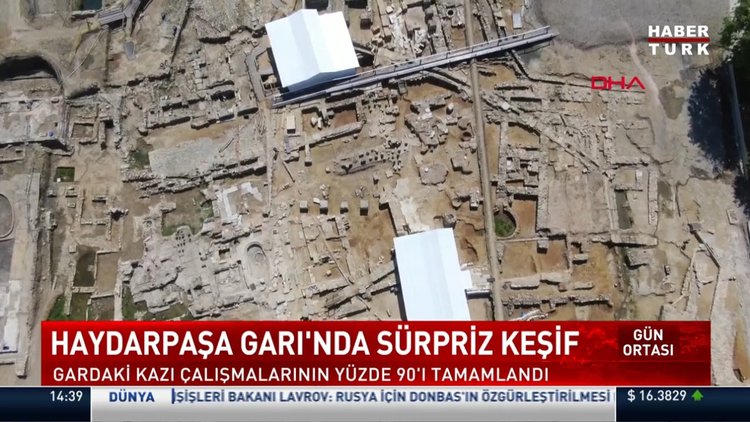 Haydarpaşa Garı kazılarında büyük sürpriz