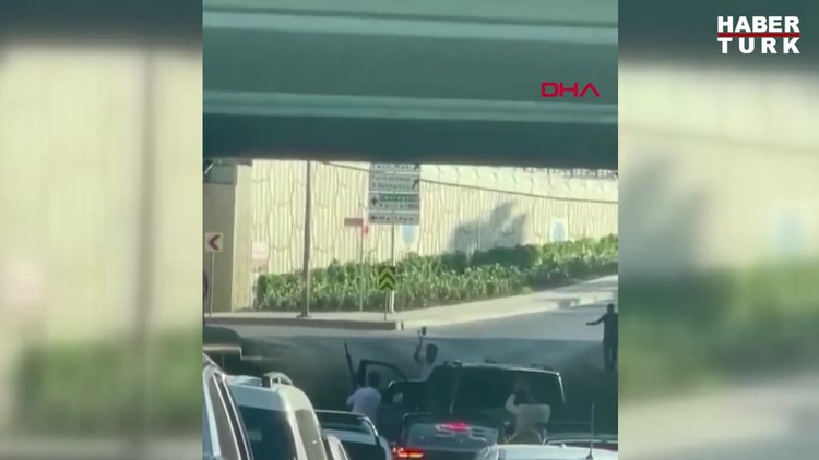 Düğün konvoyunun önüne geçip pompalı tüfekle havaya ateş açanları polis böyle yakaladı