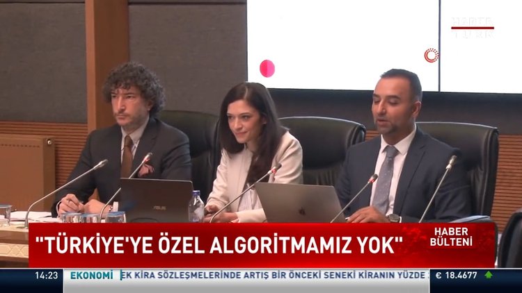 Türkiye'ye özel algoritmamız yok