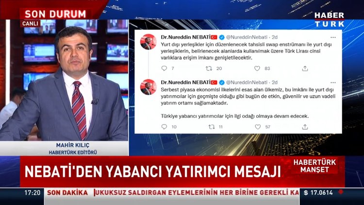 Bakan Nebati: Türkiye yabancı yatırımcılar için ilgi odağı olmaya devam edecek