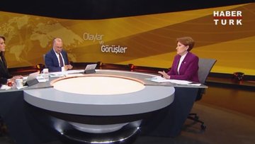 İYİ Parti Lideri Meral Akşener'den Habertürk TV'ye açıklamalar