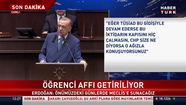 'TÜSİAD bu gidişiyle devam ederse iktidarın kapısını çalmasın'