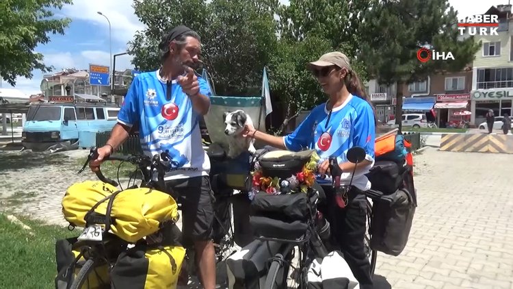 Bisikletleriyle D Nya Turuna Kan Arjantinli Ift Konya Da Video