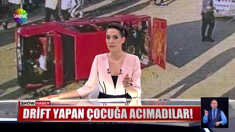 Drift yapan çocuğa acımadılar!