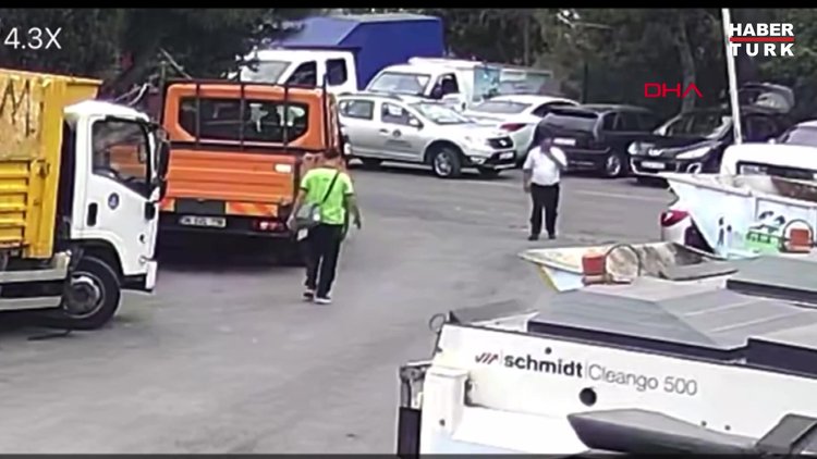 Şişli'de kayınpeder cinayeti kameralara yansıdı