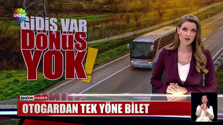 Otogardan tek yöne bilet