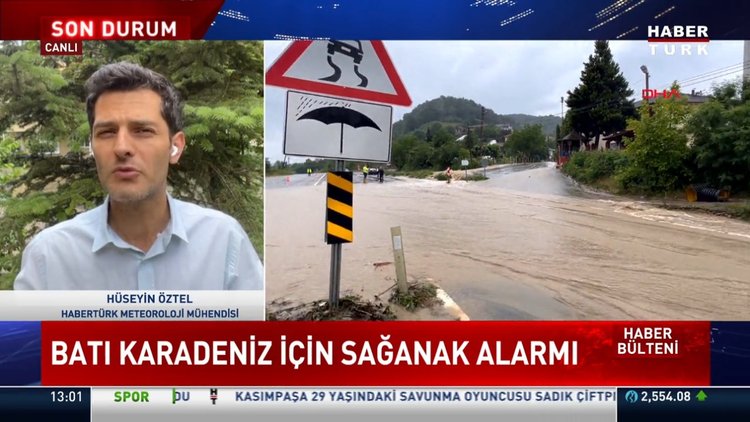 Batı Karadeniz için sağanak alarmı