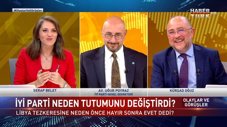 Olaylar ve Görüşler - 25 Haziran 2022 (İYİ Parti Genel Sekreteri Av. Uğur Poyraz Habertürk'te)