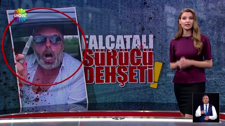 Işıkta selektör yapınca sinirlendi!