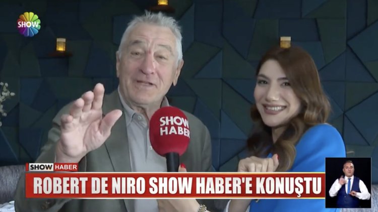 Robert De Niro Show Haber'e konuştu