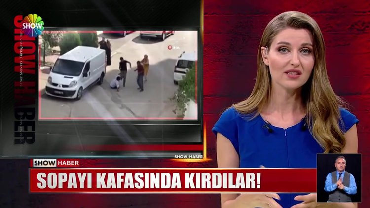 Sopayı kafasında kırdılar!