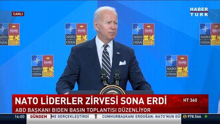 NATO Zirvesi'nin ardından ABD Başkanı Biden'dan önemli açıklamalar