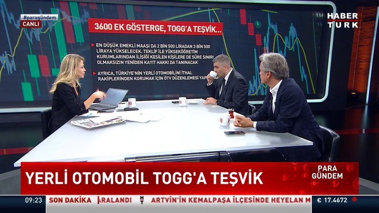 3600 ek gösterge, TOGG'a teşvik!