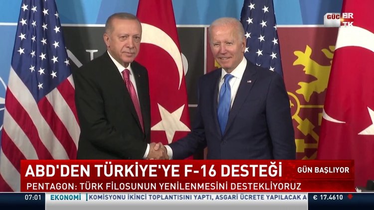 ABD'den Türkiye'ye F-16 desteği