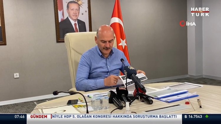 Soylu, Karadeniz'deki sel felaketinin bilançosunu açıkladı