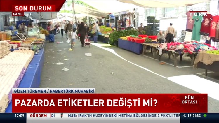 Pazarda etiketler ne kadar oldu?