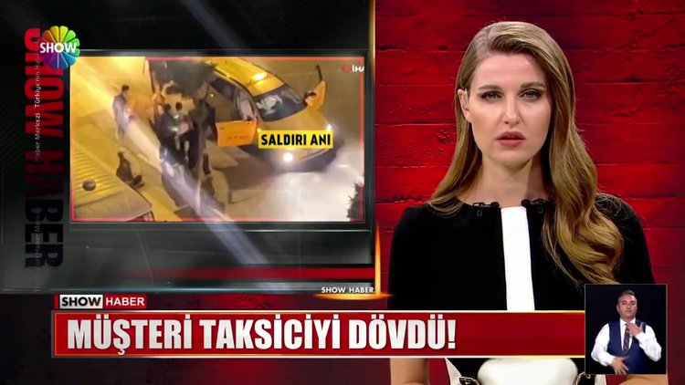 Müşteri taksiciyi dövdü!