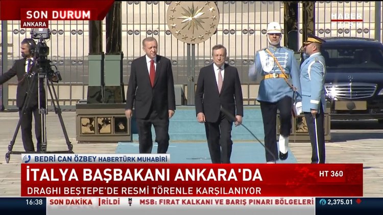 İtalya Başbakanı Ankara'da