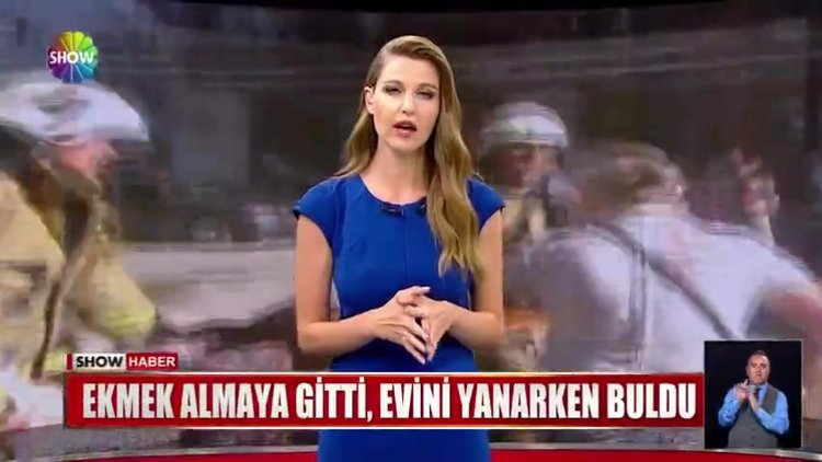 Ekmek almaya gitti, evini yanarken buldu