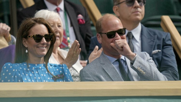 Kate Middleton ile Prens William Wimbledon'da