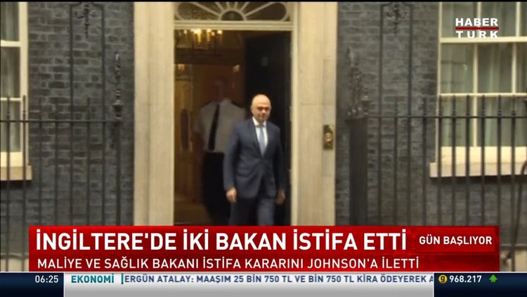 İngiltere'de iki bakan istifa etti!