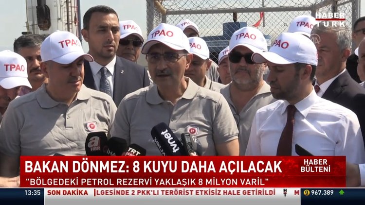 Enerji Bakanı Fatih Dönmez Ceyhan’da petrol bulunan sahayı inceledi