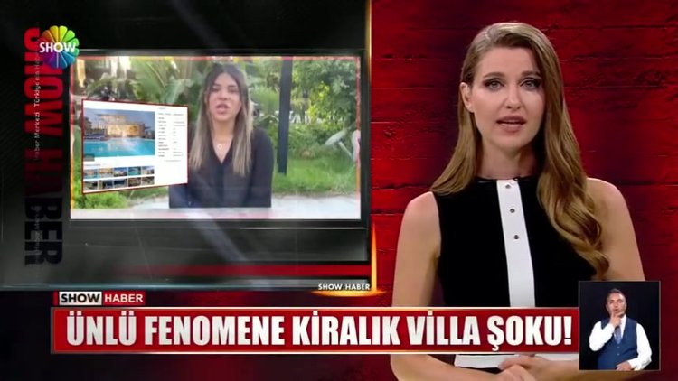 Ünlü fenomene kiralık villa şoku!