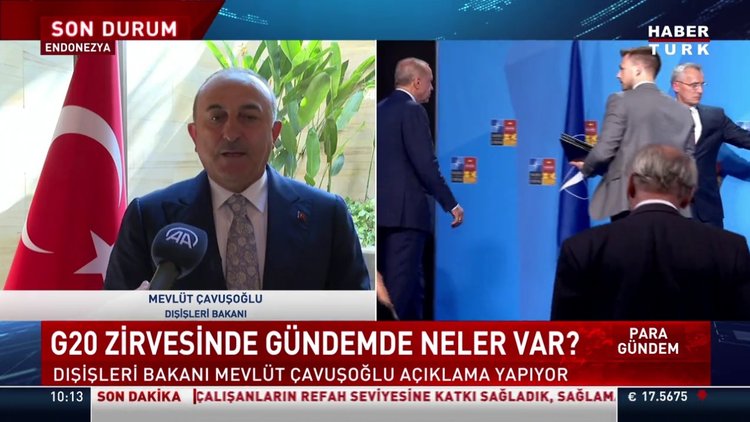 G20 zirvesinde gündemde neler var? Dışişleri Bakanı Mevlüt Çavuşoğlu açıkladı...