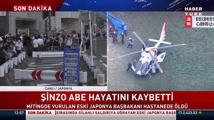 Şinzo Abe hayatını kaybetti!