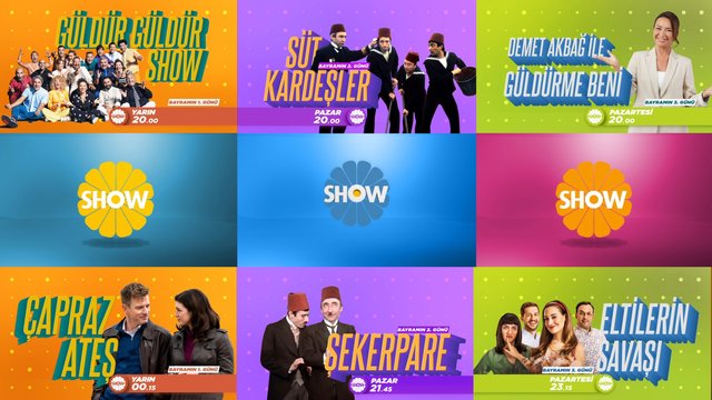 Bayramın en coşkulu hali bu sene de Show TV'de!