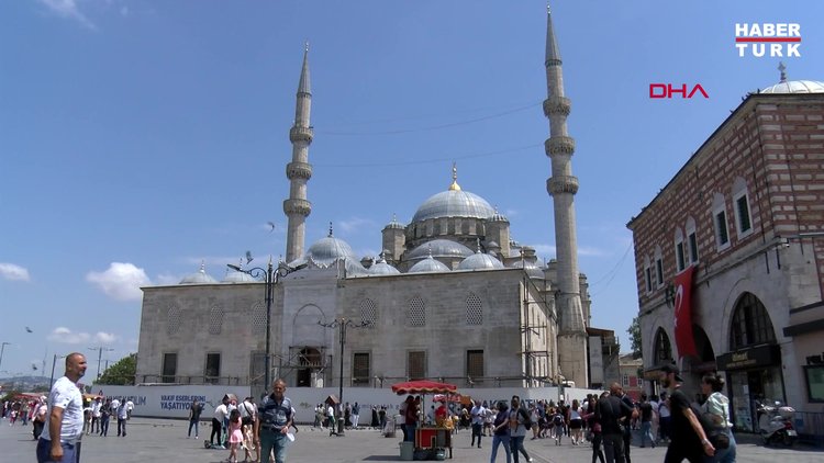 Eminönü'nde bayram yoğunluğu