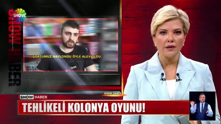 Tehlikeli kolonya oyunu!