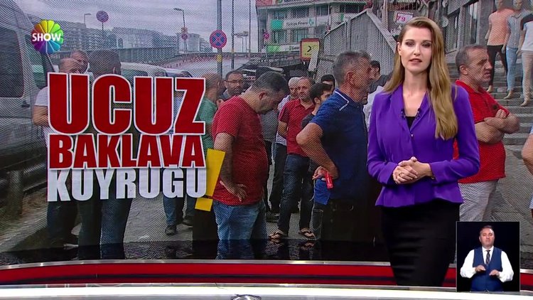 Ucuz baklava kuyruğu!