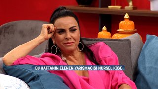 Rakiplerine en çok gülen isim Nursel Köse oldu.