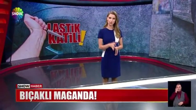 Aracın lastiklerini bıçakladı