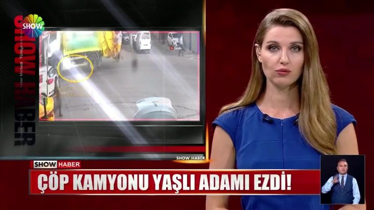 Çöp kamyonu yaşlı adamı ezdi!